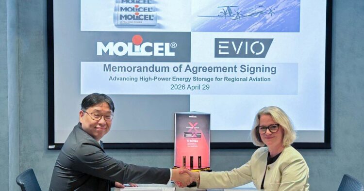 EVIO تتعاون مع Molicel لتطوير تخزين الطاقة EVIO تتعاون مع Molicel لتطوير تخزين الطاقة