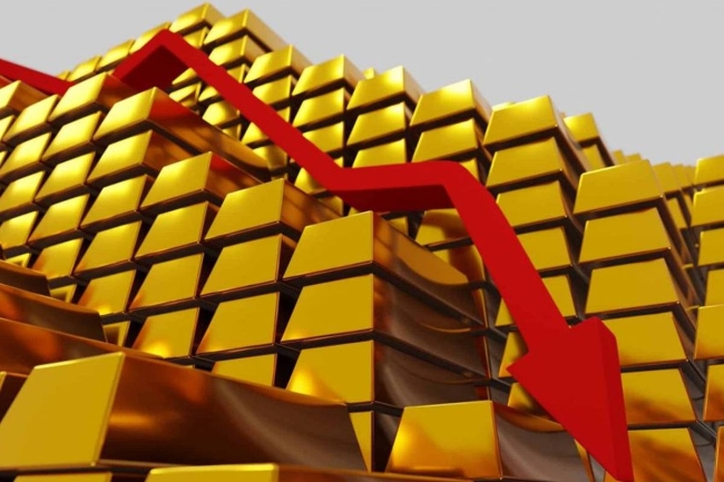 انخفاض أسعار الذهب في التعاملات المبكرة انخفاض أسعار الذهب في التعاملات المبكرة