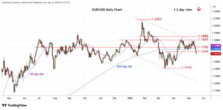تحديث EUR/USD: استمرار الانخفاضات الجديدة تحديث EUR/USD: استمرار الانخفاضات الجديدة