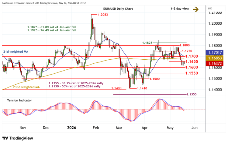 تحديث مخطط EUR/USD: استقرار وسط ضغوط دراسية تحديث مخطط EUR/USD: استقرار وسط ضغوط دراسية
