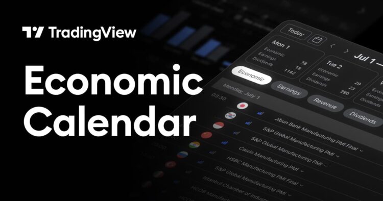 مواعيد الأحداث الاقتصادية العالمية على TradingView