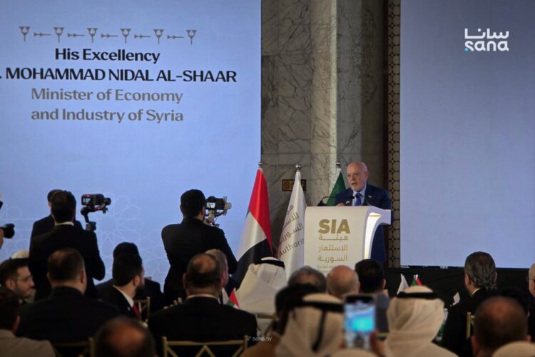 وزير الاقتصاد السوري يبرز الشراكة مع الإمارات في منتدى دمشق وزير الاقتصاد السوري يبرز الشراكة مع الإمارات في منتدى دمشق