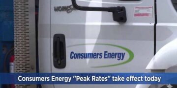 بدء تطبيق "أسعار الذروة" من شركة Consumers Energy اليوم