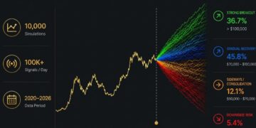 بيتكوين تستهدف 100,000 دولار مع توقعات AIX Alpha بـ10,000 محاكاة