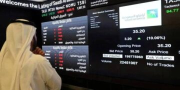 تراجع مؤشر تاسي 0.67% مع تصدر سهم نسيج العالمية للمكاسب عند 25.44 ريال