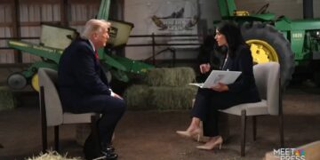 ترامب يغادر مقابلة "Meet The Press" بسبب أسئلة حول حرب إيران وأسعار السلع