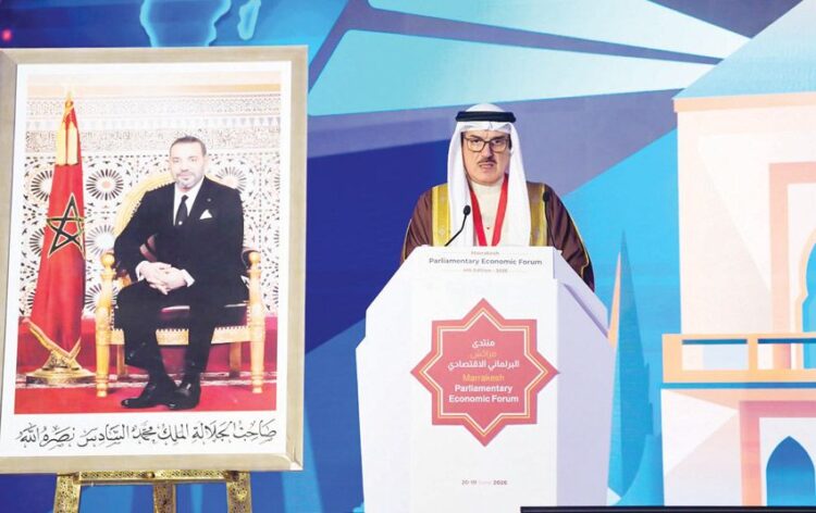 رئيس مجلس النواب يؤكد حرص البحرين على تعزيز التعاون الاقتصادي الإقليمي حفاظاً على الأمن والاستقرار