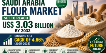 سوق الطحين في السعودية يصل 3.03 مليار دولار بحلول 2033 بسبب الأمن الغذائي