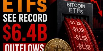 صناديق بيتكوين الأميركية تواجه أكبر صافي سحب بـ6.35 مليار دولار خلال 30 يوماً