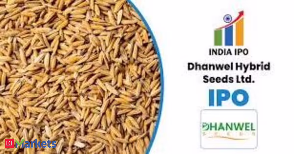 طرح أولي لشركة Dhanwel Hybrid Seeds بقيمة 26.73 كرور روبية بسعر 95-99 روبية للسهم
