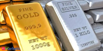 فضة تنخفض إلى نحو 19,000 روبية/kg والذهب عند 1.46 lakh روبية/10g بعد تصريحات الاحتياطي الفيدرالي