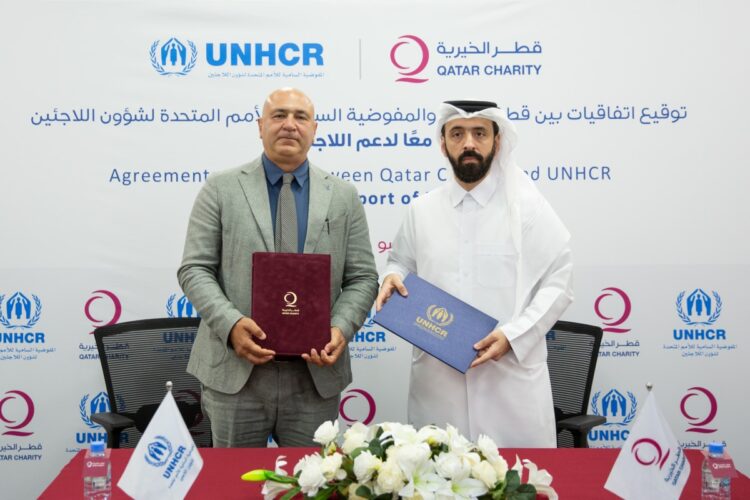قطر الخيرية توقع اتفاقيات بـ3,079,324 ريال لدعم اللاجئين