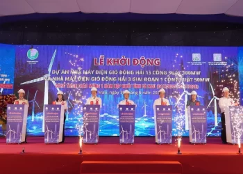 كا ماو تطلق مشروعين لطاقة الرياح بقدرة 150 ميغاواط واستثمار 5.4 تريليون دونغ
