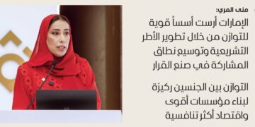 مجلس الإمارات يطلق حواراً وطنياً لاستراتيجية التوازن بين الجنسين 2027–2031