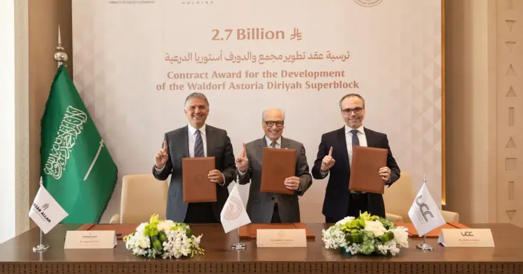 حسن علام القابضة توقع عقد مشروع والدورف أستوريا متعدد الاستخدامات بالسعودية حسن علام القابضة توقع عقد مشروع والدورف أستوريا متعدد الاستخدامات بالسعودية