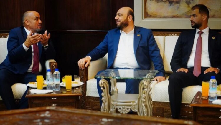 اتحاد غرف التجارة السورية يبحث تعزيز التعاون مع ليبيا في قطاع النسيج خلال ناس تكس 2026 اتحاد غرف التجارة السورية يبحث تعزيز التعاون مع ليبيا في قطاع النسيج خلال ناس تكس 2026
