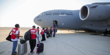 الهلال الأحمر القطري يرسل 24 طناً مساعدات طبية لإغاثة فنزويلا