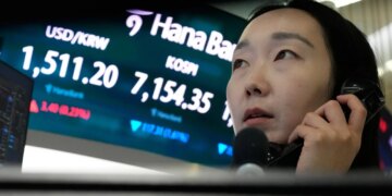 انخفاض مؤشر Star Market 50 الصيني أكثر من 10 بالمئة بسبب هبوط سوق Kospi الكوري