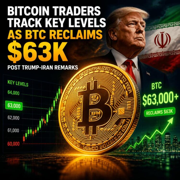 بتكوين تعود فوق 63000 دولار مع تراجع مراكز البيع بعد تصريحات ترامب حول ايران بتكوين تعود فوق 63000 دولار مع تراجع مراكز البيع بعد تصريحات ترامب حول ايران