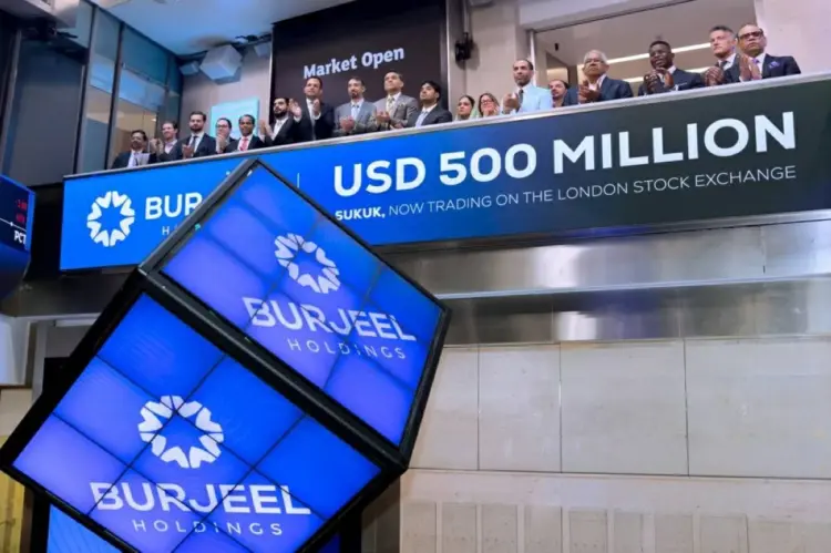 برجيل القابضة تُدرج صكوكاً بقيمة 500 مليون دولار في بورصة لندن بدعم إماراتي برجيل القابضة تُدرج صكوكاً بقيمة 500 مليون دولار في بورصة لندن بدعم إماراتي