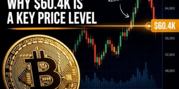 بيتكوين تحافظ على 63960 دولار لكنها تواجه ضغط بيع واهتمام بالدعم 60400 دولار