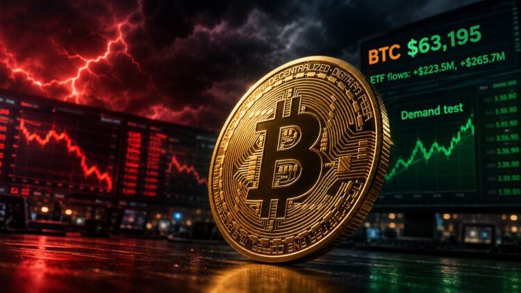 بيتكوين تستعيد 63195 دولار وسط تحدي استمرار الطلب بعد الاندفاع بيتكوين تستعيد 63195 دولار وسط تحدي استمرار الطلب بعد الاندفاع
