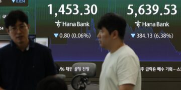 تراجع مؤشر Kospi الكوري 6.24 في المئة مع بيع أسهم التكنولوجيا في يوليو 2026