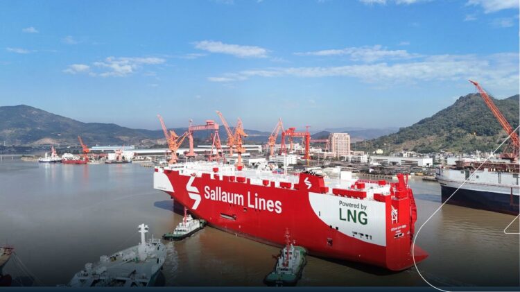 شركة Sallaum Lines توقع عقد بناء سفينة حاملة سيارات بوقود مزدوج وتستثمر بقيمة 850 مليون دولار حتى 2029 شركة Sallaum Lines توقع عقد بناء سفينة حاملة سيارات بوقود مزدوج وتستثمر بقيمة 850 مليون دولار حتى 2029