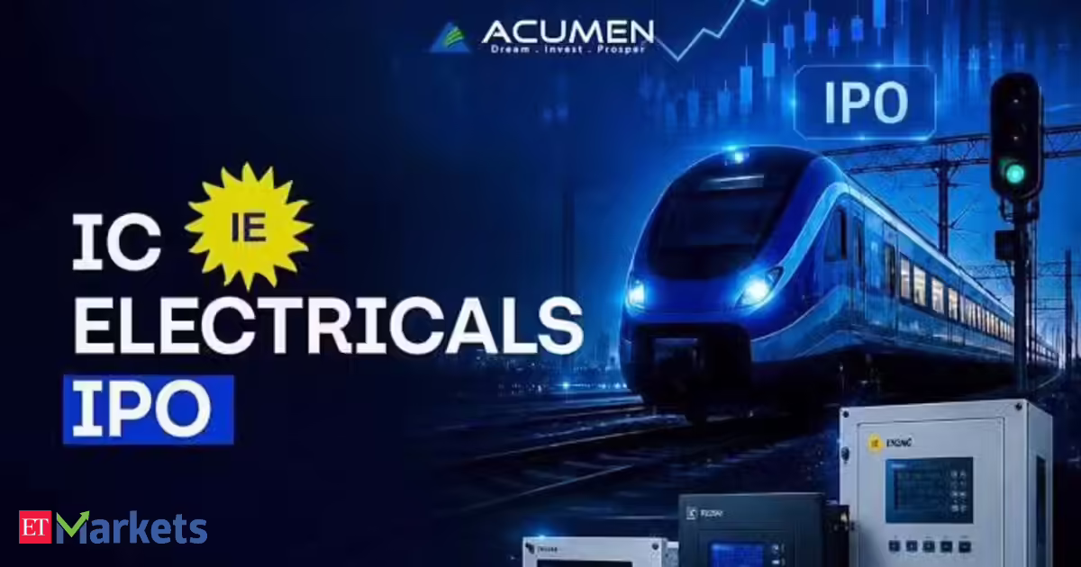 طرح أولي لـ IC Electricals بقيمة 47.91 كرور وسعر 94-99 روبيه للسهم