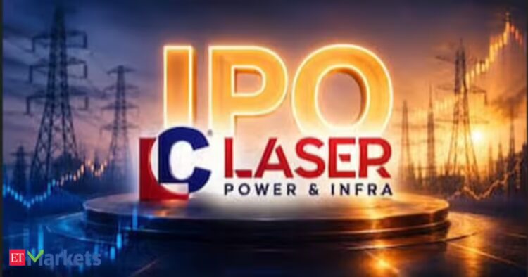 طرح أولي لـ Laser Power & Infra بحجم 542 كرور ورقم اكتتاب 38.94 مرة طرح أولي لـ Laser Power & Infra بحجم 542 كرور ورقم اكتتاب 38.94 مرة