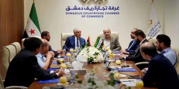 غرفة تجارة ريف دمشق تناقش تعزيز التعاون الاقتصادي مع ليبيا غرفة تجارة ريف دمشق تناقش تعزيز التعاون الاقتصادي مع ليبيا