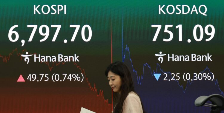كوريا الجنوبية تفشل في استعادة 7000 نقطة على مؤشر KOSPI بعد ارتفاع 5 بالمئة كوريا الجنوبية تفشل في استعادة 7000 نقطة على مؤشر KOSPI بعد ارتفاع 5 بالمئة