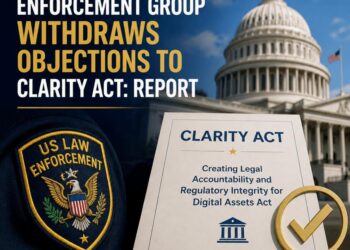 مجموعة شرطة أمريكية تلغي معارضتها لمشروع قانون CLARITY بعد تعديل القسم 604