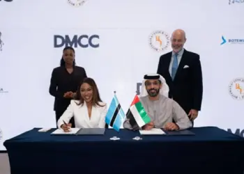 مركز دبي للسلع المتعددة يوقع مذكرة تعاون مع بورصة بوتسوانا لإنشاء ممر تجاري بين دبي وغابورون
