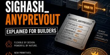 مقترح تحديث بيتكوين SIGHASH_ANYPREVOUT يغير ربط التوقيعات مع المعاملات