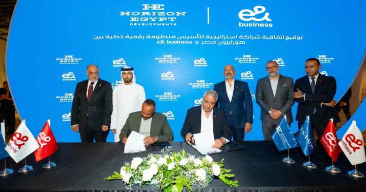 هورايزون مصر تتعاون مع e& Business لتطوير مشروع سعادة في القاهرة الجديدة مدينة ذكية هورايزون مصر تتعاون مع e& Business لتطوير مشروع سعادة في القاهرة الجديدة مدينة ذكية