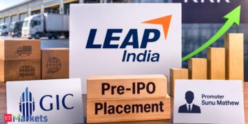 LEAP India تكمل طرحاً تمهيدياً بـ 371.3 كرور وسعر سهم 159 روبية