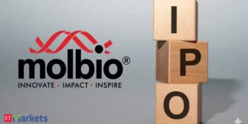 Molbio Diagnostics تطرح 81.58 لك سهم بسعر 768-807 روبية مع GMP 17%