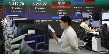 انخفاض قيمة التداول على كوسبي إلى 26.28 تريليون وون في أغسطس 2026