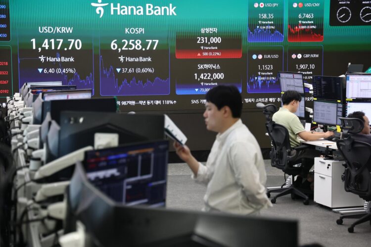 انخفاض قيمة التداول على كوسبي إلى 26.28 تريليون وون في أغسطس 2026 انخفاض قيمة التداول على كوسبي إلى 26.28 تريليون وون في أغسطس 2026