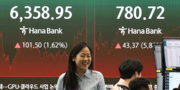 كوريا الجنوبية تحقق ارتفاع 1.62 بالمئة في مؤشر Kospi ووون ضعيف مقابل الدولار